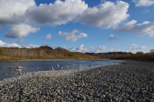 沙流川渓谷 国道274号