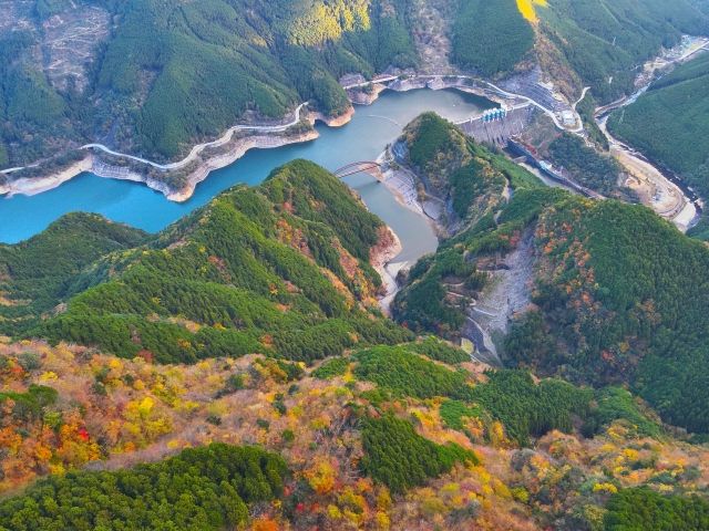 香肌峡・蓮ダム 国道166号