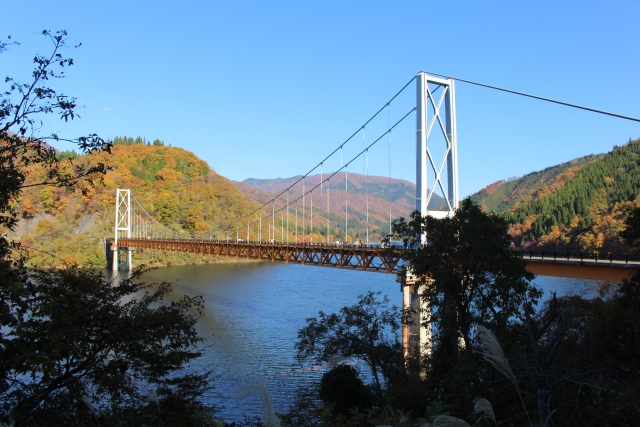 九頭竜湖 国道158号