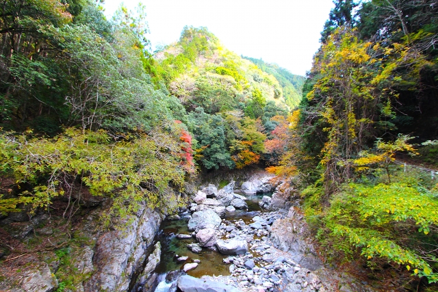 玉川峡 国道371号