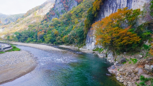 井倉峡 国道180号