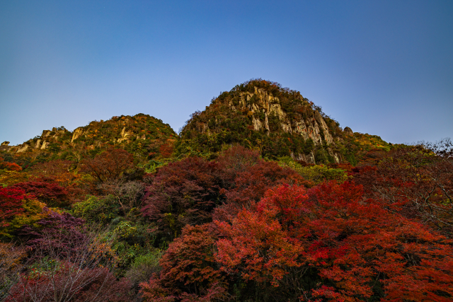 深耶馬渓 一目八景 県道28号